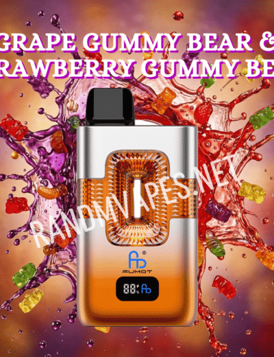 Grape Gummy Bear & Strawberry Gummy Bear