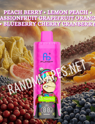 Peach Berry - Lemon Peach - Passionfruit Grapefruit Orange - Blueberry Cherry Cranberry